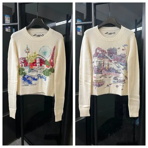 Original Dan Paris and Shanghai Embroidered Sweater Collection