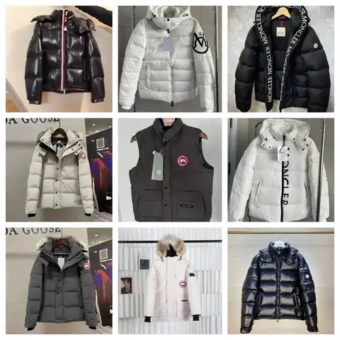 Moncler and Canada Goose Winter Jacket Collection