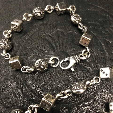 Chrome Hearts Cross and Dice Bracelet