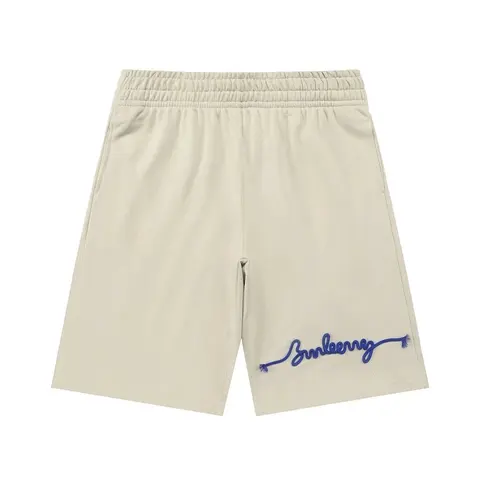 Brunello Cucinelli Embroidered Logo Shorts