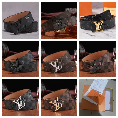Louis Vuitton Monogram and Damier Belt Collection