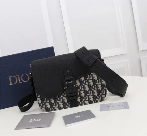 Christian Dior Oblique Print Crossbody Bag