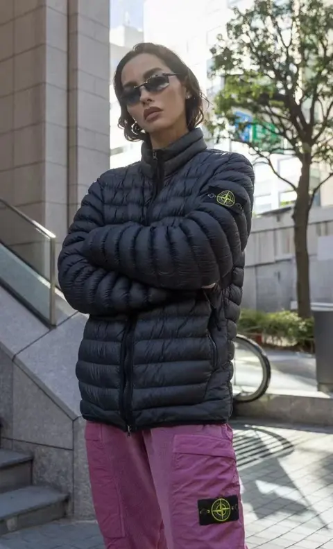 Stone Island Quilted Down Jacket