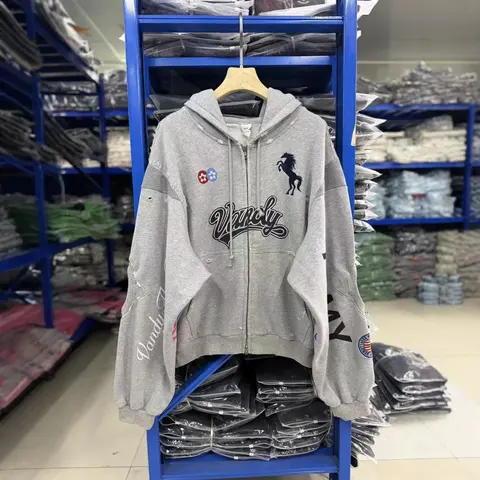 Vandy Horse Logo Zip-Up Hoodie