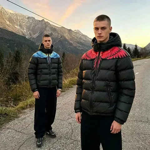 BROOKS Wing Design Puffer Jacket
