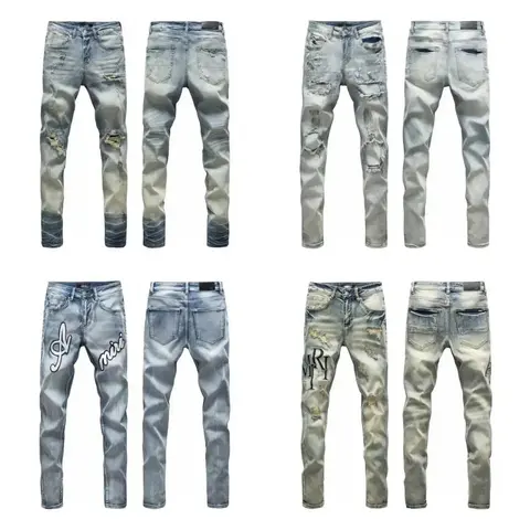 Men's Distressed Ripped Denim Jeans Collection