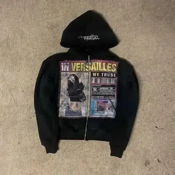Versailles We Trust Black Hoodie