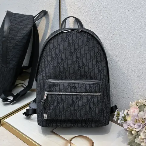 Dior Oblique Pattern Backpack