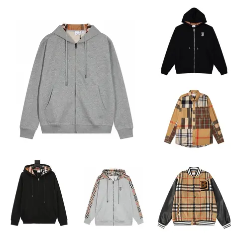 Burberry Collection - Hoodies and Checkered Jackets