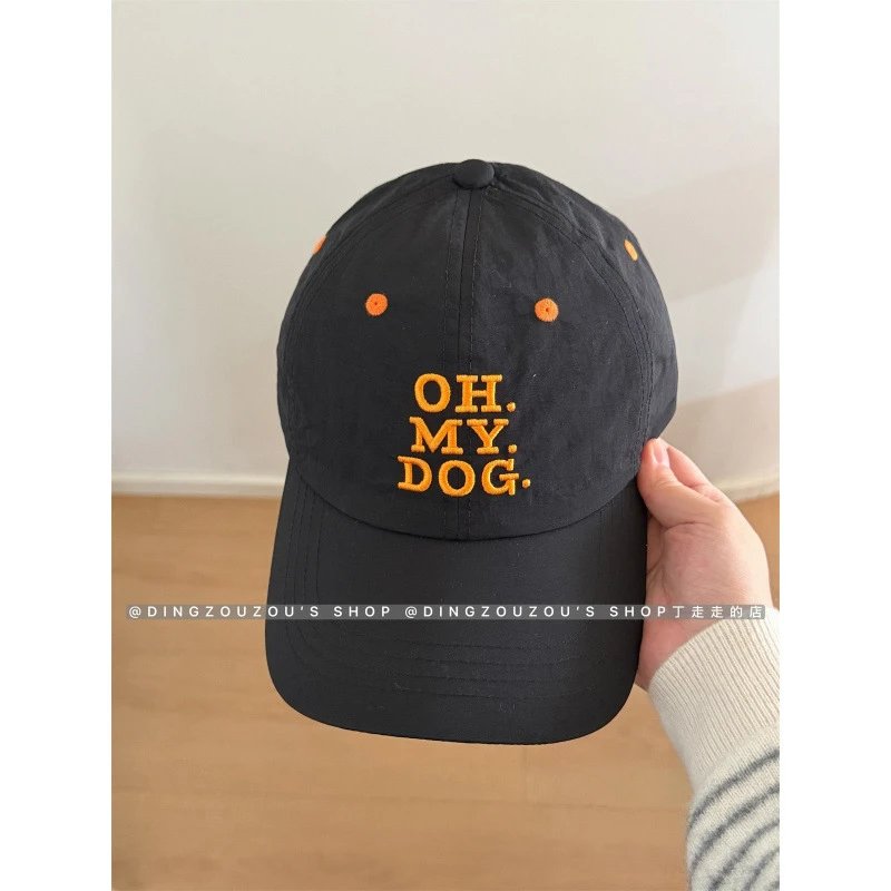 OHMYDOG速干棒球帽-黑色