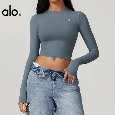 alo Long Sleeve Crop Top