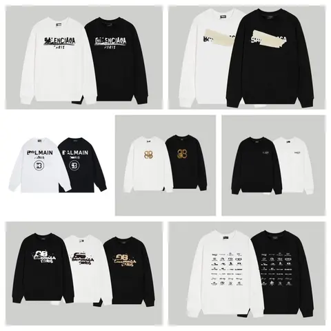 Balenciaga and Balmain Collection Sweatshirts