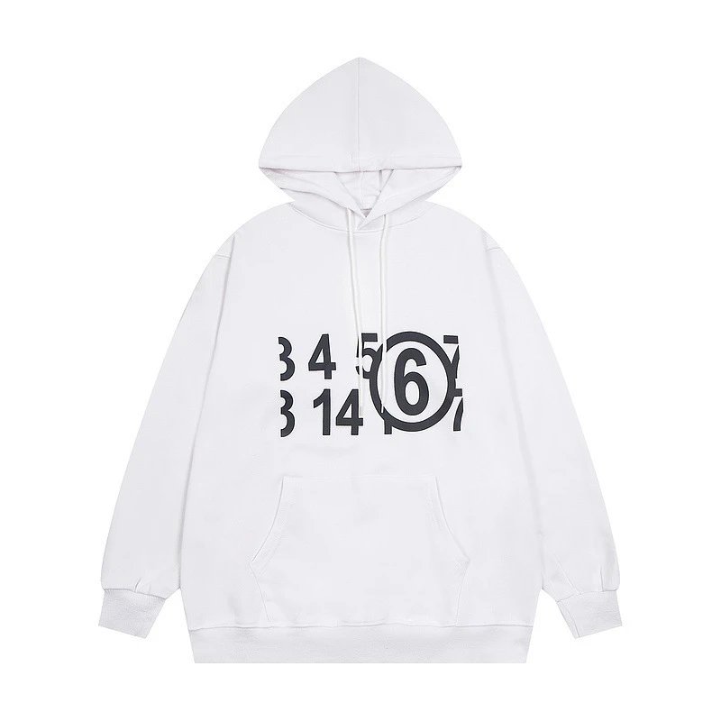 6107款 白色帽衫