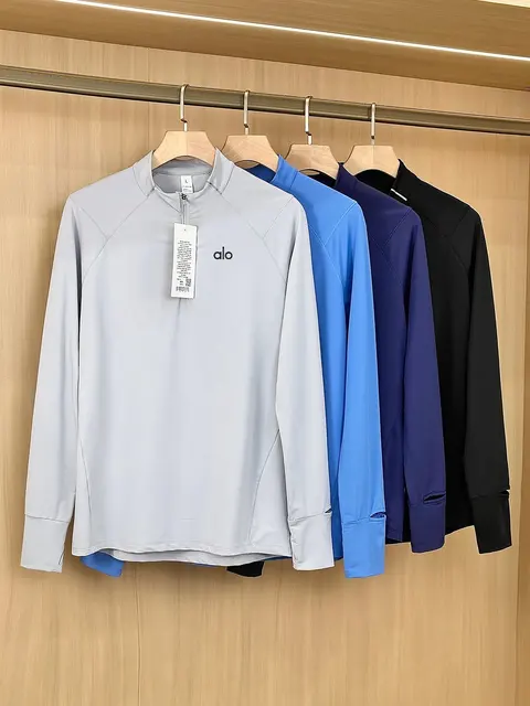 alo Yoga Half-Zip Long Sleeve Top