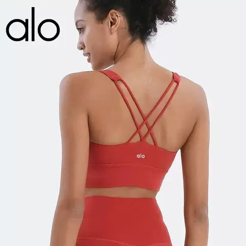 alo Yoga Crisscross Back Sports Bra