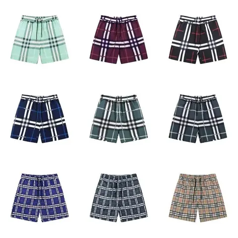 Plaid Pattern Men's Shorts Collection