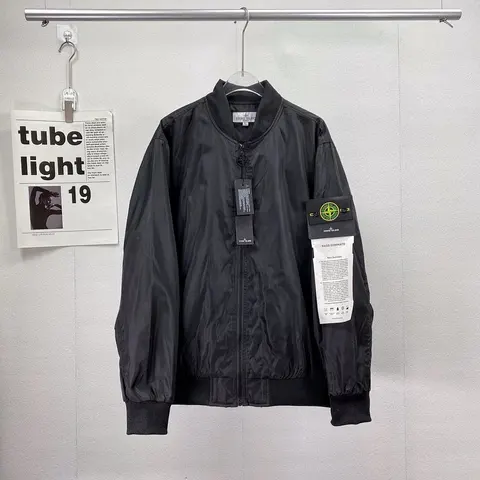 Stone Island Black Bomber Jacket