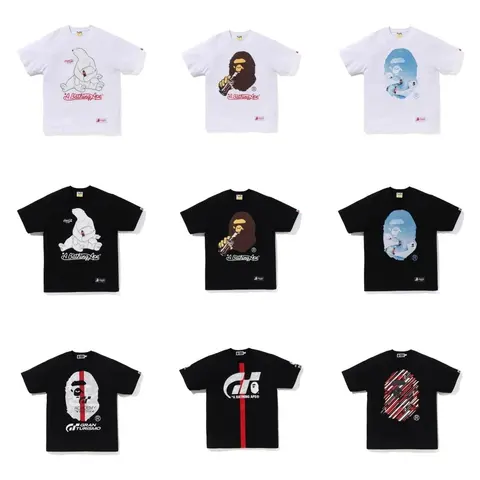 A Bathing Ape x Gran Turismo Collection T-Shirts