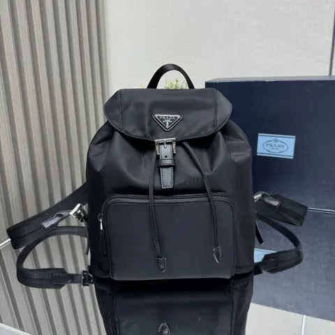 Prada Black Nylon Backpack