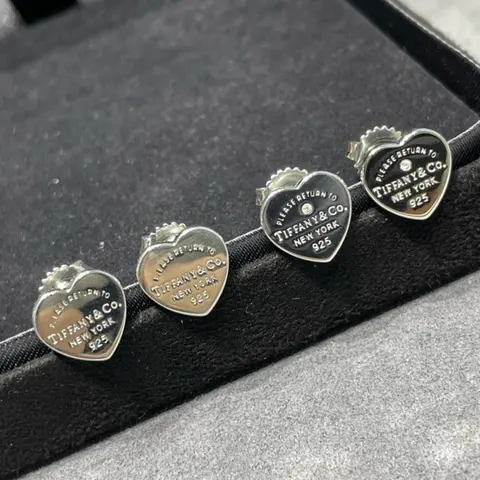 Tiffany & Co. Heart Stud Earrings