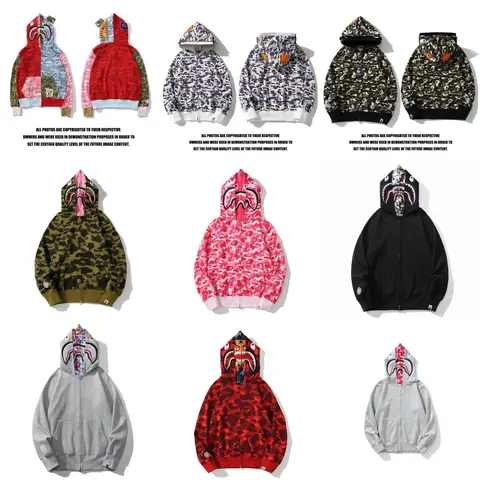 BAPE Shark Hoodie Collection