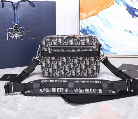 Dior Oblique Print Crossbody Bag