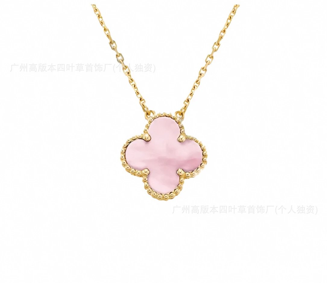 黄金粉贝母项链