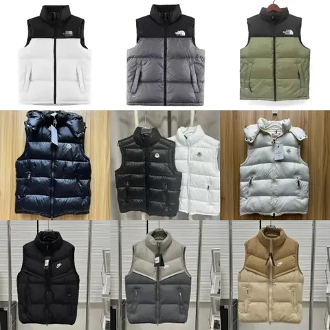 Men's Puffer Vest Collection - The North Face, Moncler, Nike
