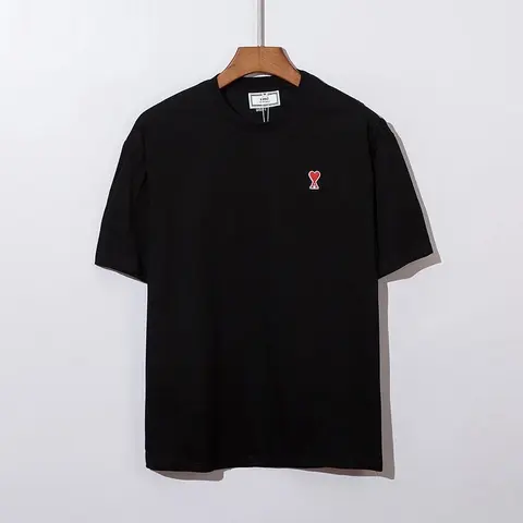 Comme des Garçons PLAY Black T-Shirt with Red Heart Logo