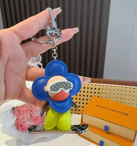 Louis Vuitton Flower Ski Character Keychain
