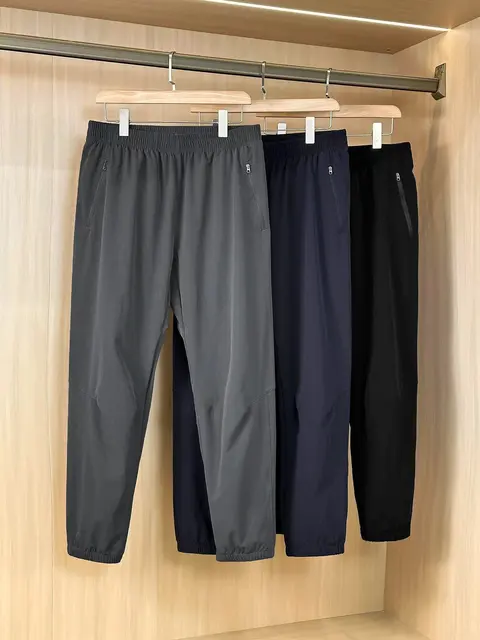 Men's Jogger Pants Set - Gray, Navy, Black