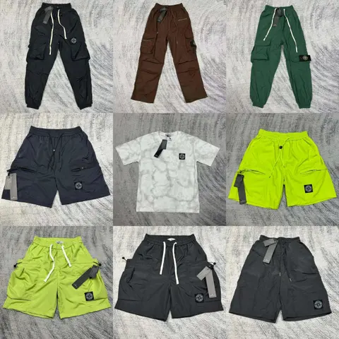 Stone Island Cargo Pants and Shorts Collection