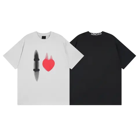 LENCIAG I Heart Graphic T-Shirt