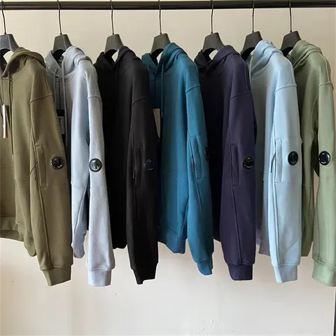 Men's Hooded Sweatshirts with Button Pockets