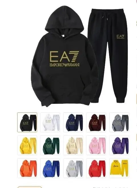 EA7 Emporio Armani Hoodie and Sweatpants Set