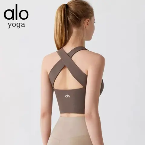 alo yoga Cross-Back Sports Bra