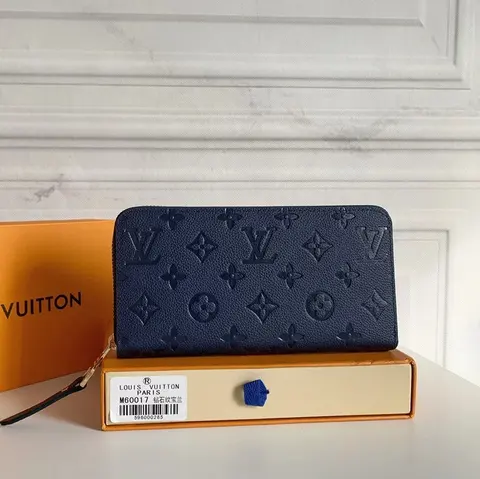 Louis Vuitton Monogram Empreinte Zippy Wallet M60017