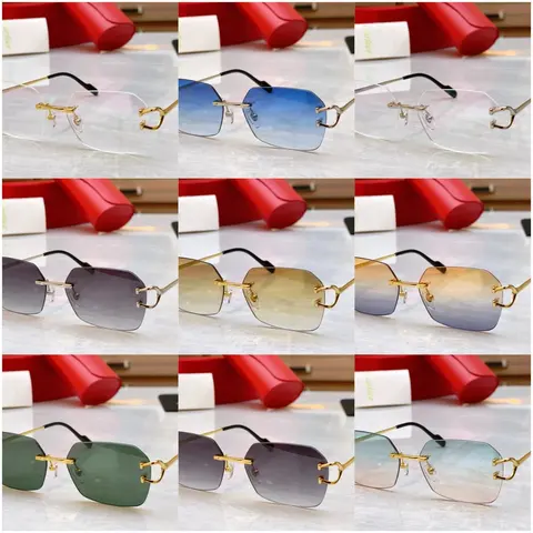 Fashion Rimless Sunglasses Collection