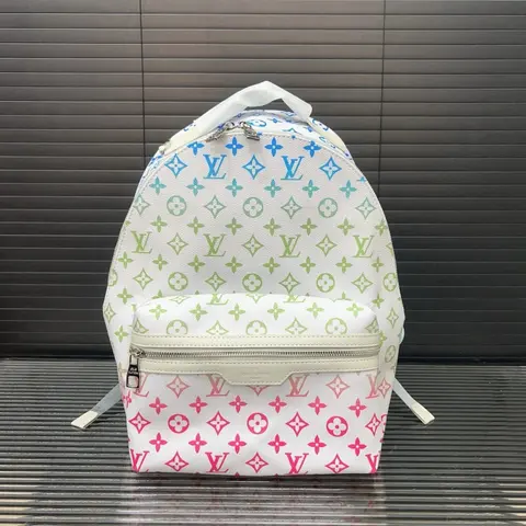 Louis Vuitton White Multicolor Monogram Backpack