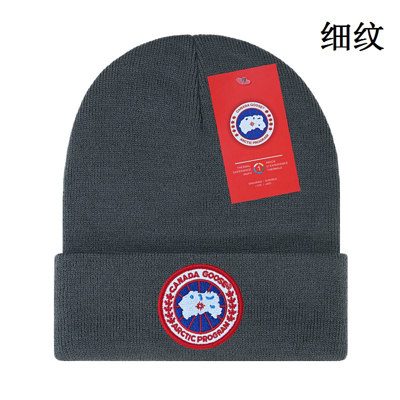 Canada Goose-深灰色细纹-红标