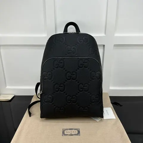 Gucci Black GG Supreme Backpack