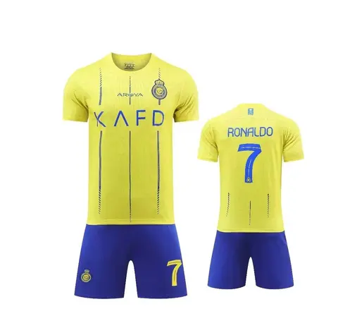 Al Nassr Ronaldo #7 Yellow Home Jersey Kit