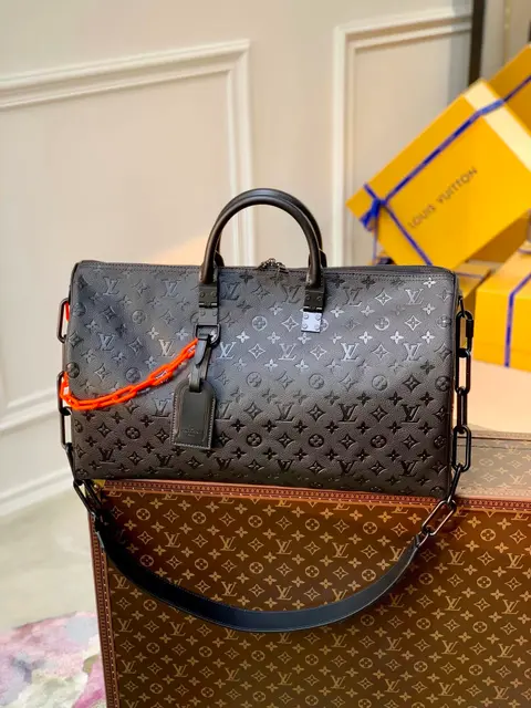 Louis Vuitton Monogram Eclipse Keepall Bag