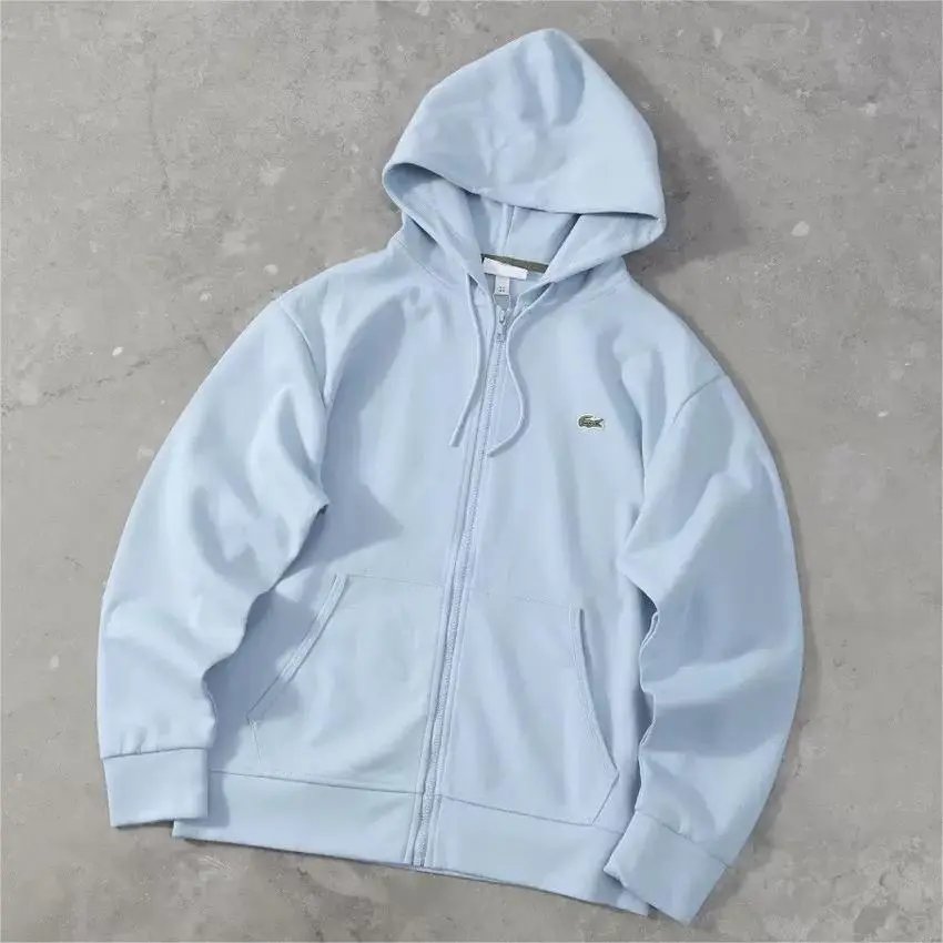 高品质拉链浅蓝色