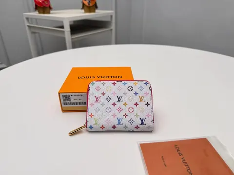 Louis Vuitton Pallas Multicolor Monogram Zip Wallet