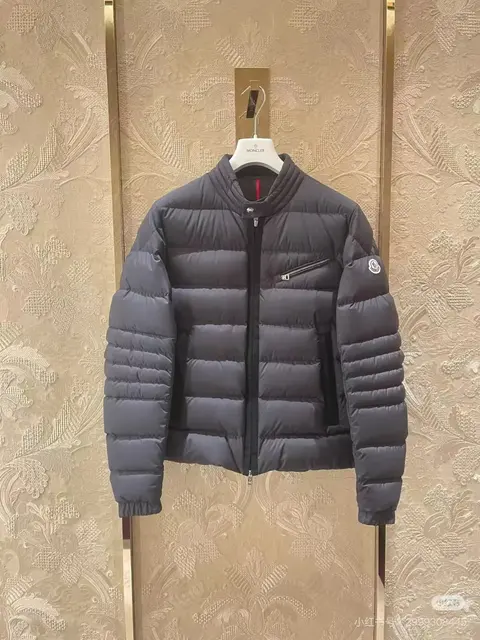 Moncler Black Quilted Down Jacket