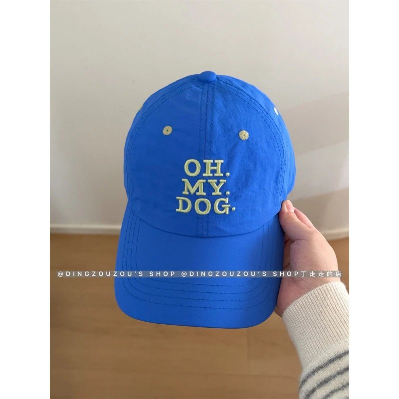 OHMYDOG速干棒球帽-宝蓝色