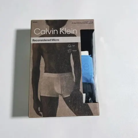 Calvin Klein Reconsidered Micro Low Rise Trunks 3-Pack