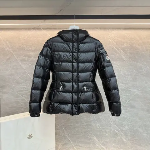 Moncler Black Quilted Down Jacket