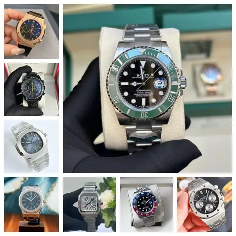 Luxury Watch Collection Featuring Rolex Submariner and Other Premium Timepieces